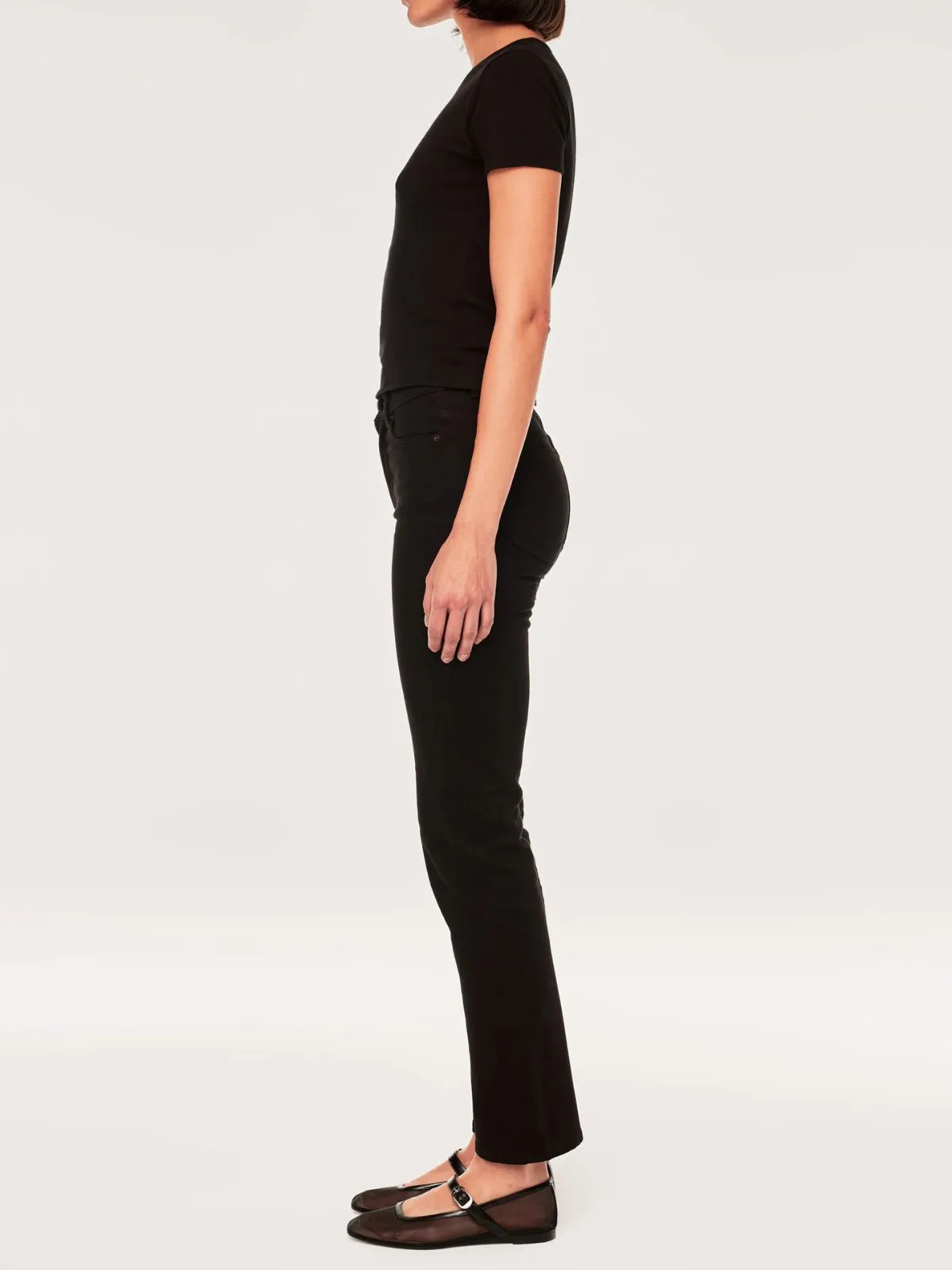 Halle High Rise Straight Jean - Black sold by iris product image thumbnail 2