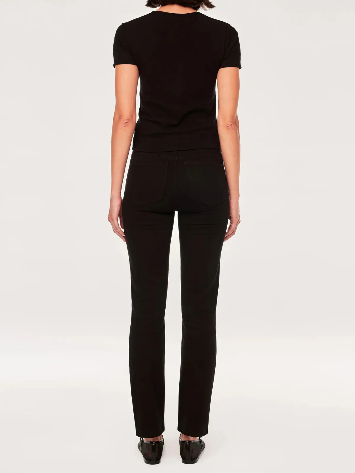 Halle High Rise Straight Jean - Black sold by iris product image thumbnail 3