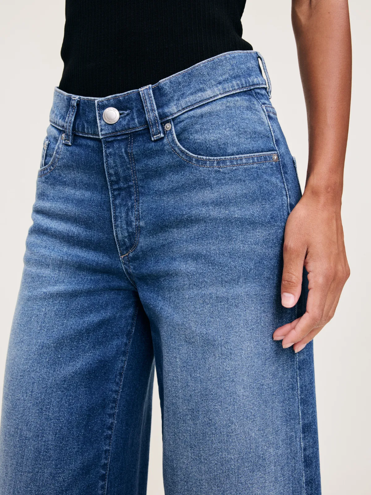 Hepburn Wide Leg Jean - Denim sold by iris product image thumbnail 4