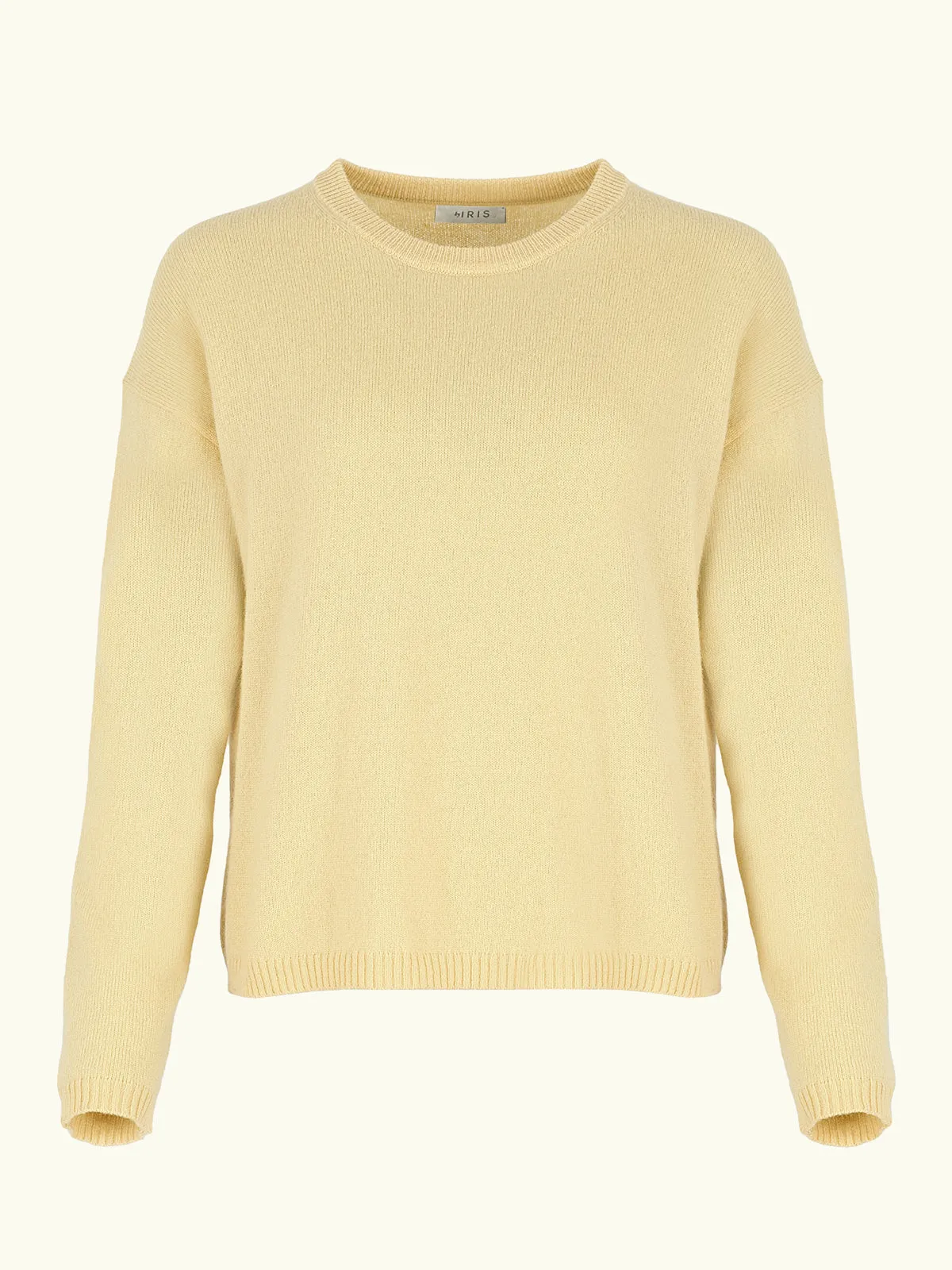 Aria Cashmere Jumper - Pale Yellow sold by iris product image thumbnail 5
