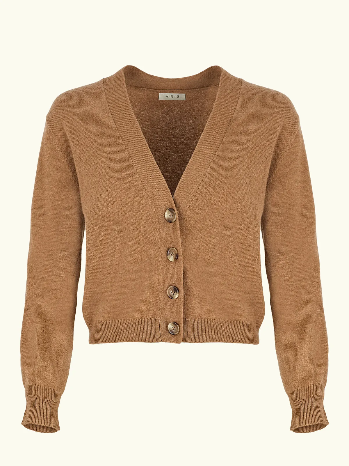 Taffy Knitted Cardigan - Camel sold by iris product image thumbnail 3
