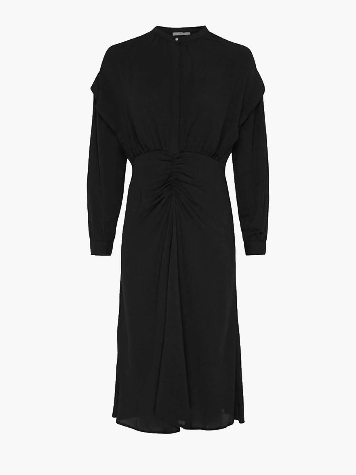 Lina Roush Dress – Black sold by iris