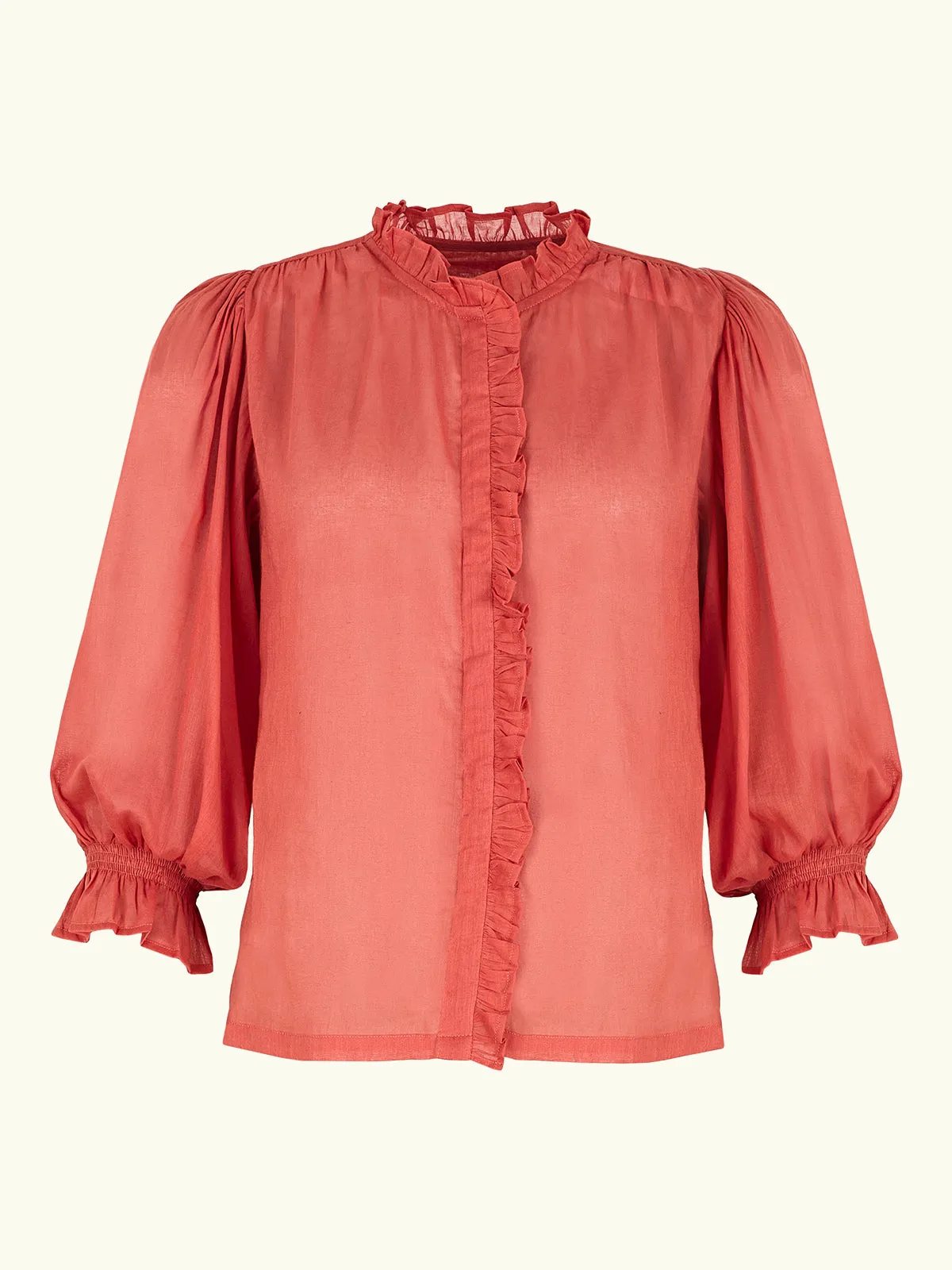 Frankie Voile Blouse - Red sold by iris product image thumbnail 4