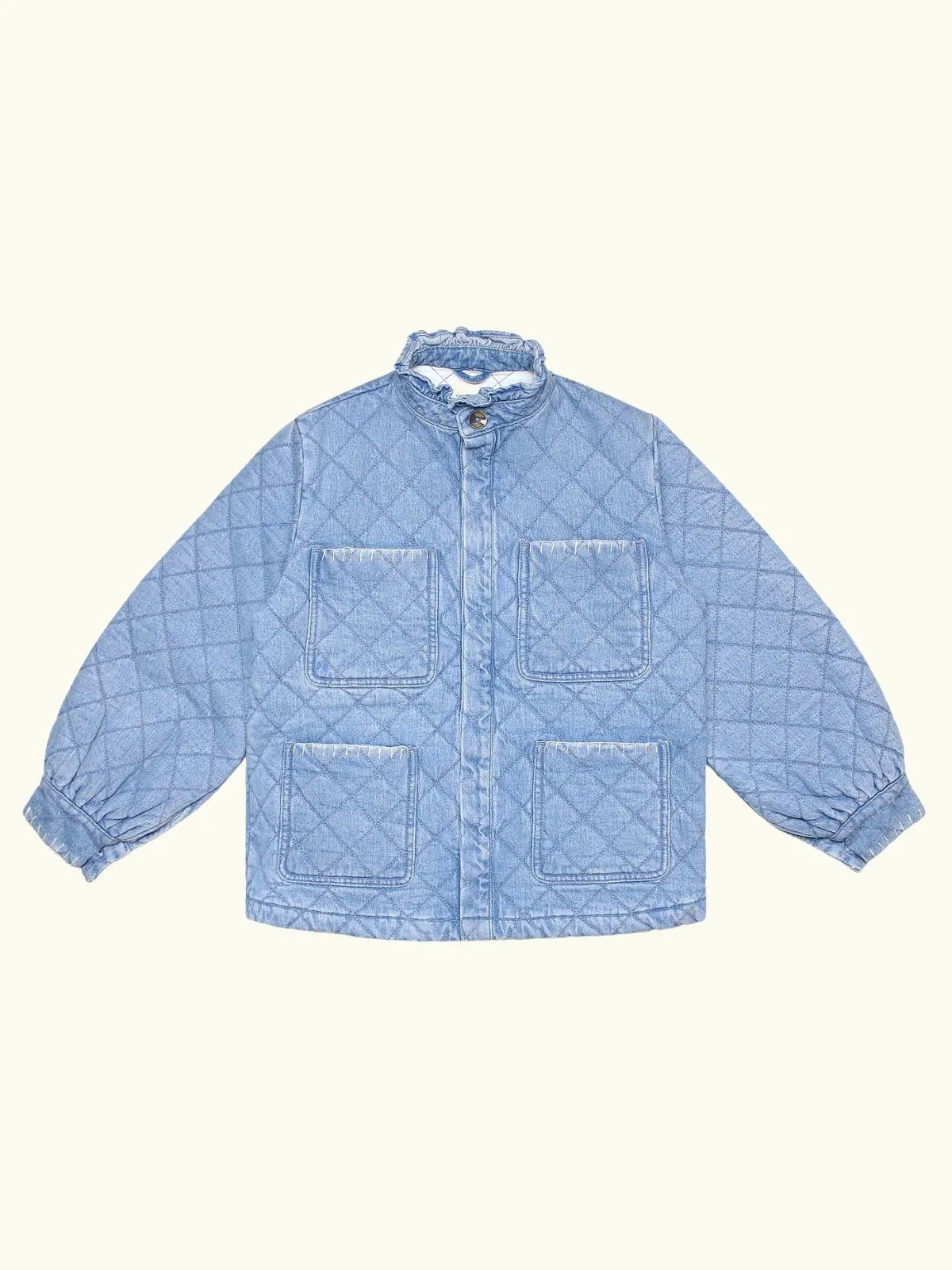 Quilted Pablo Jacket - Denim sold by iris product image thumbnail 4
