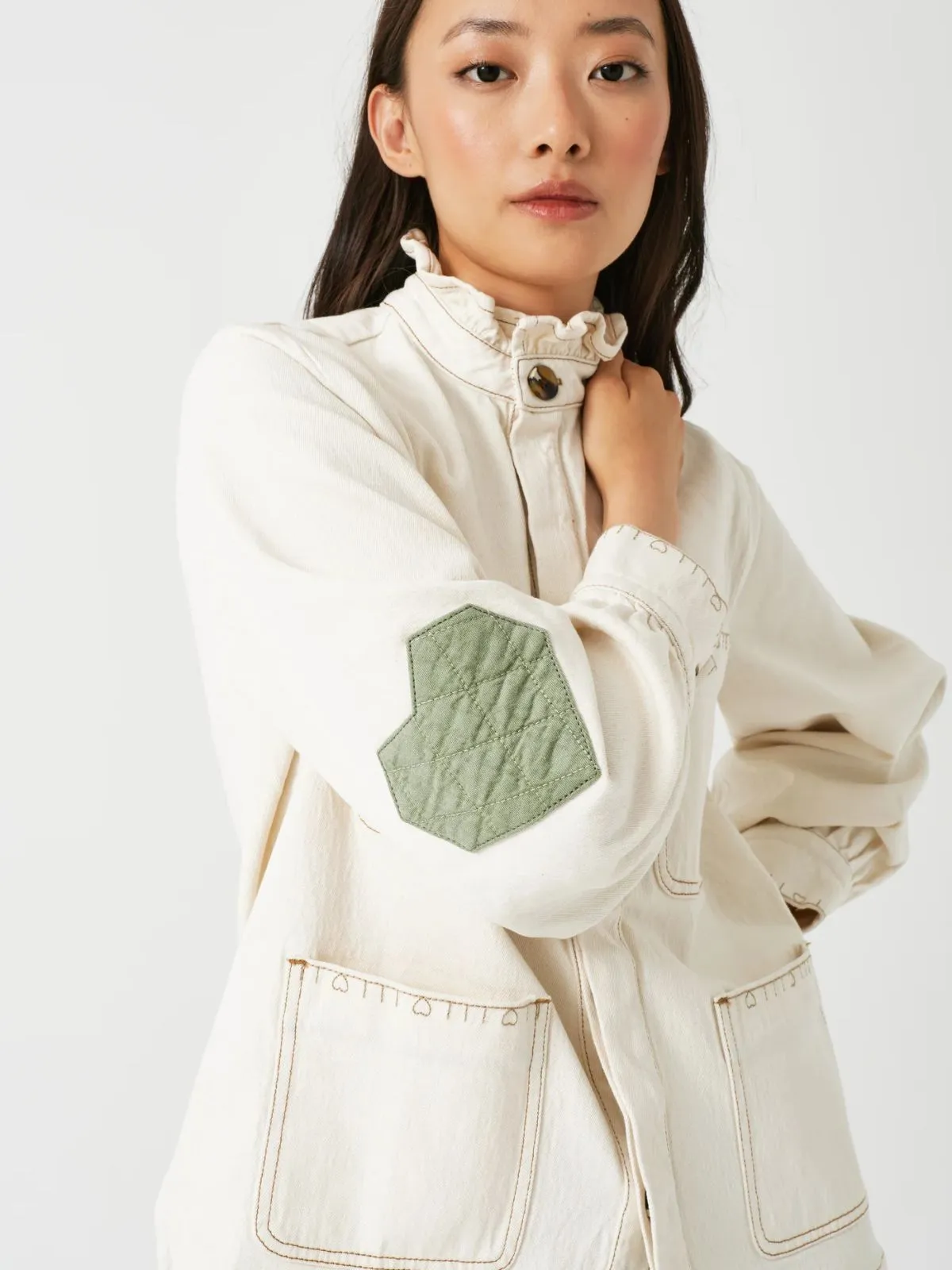 Dear Pablo Jacket - Ecru sold by iris