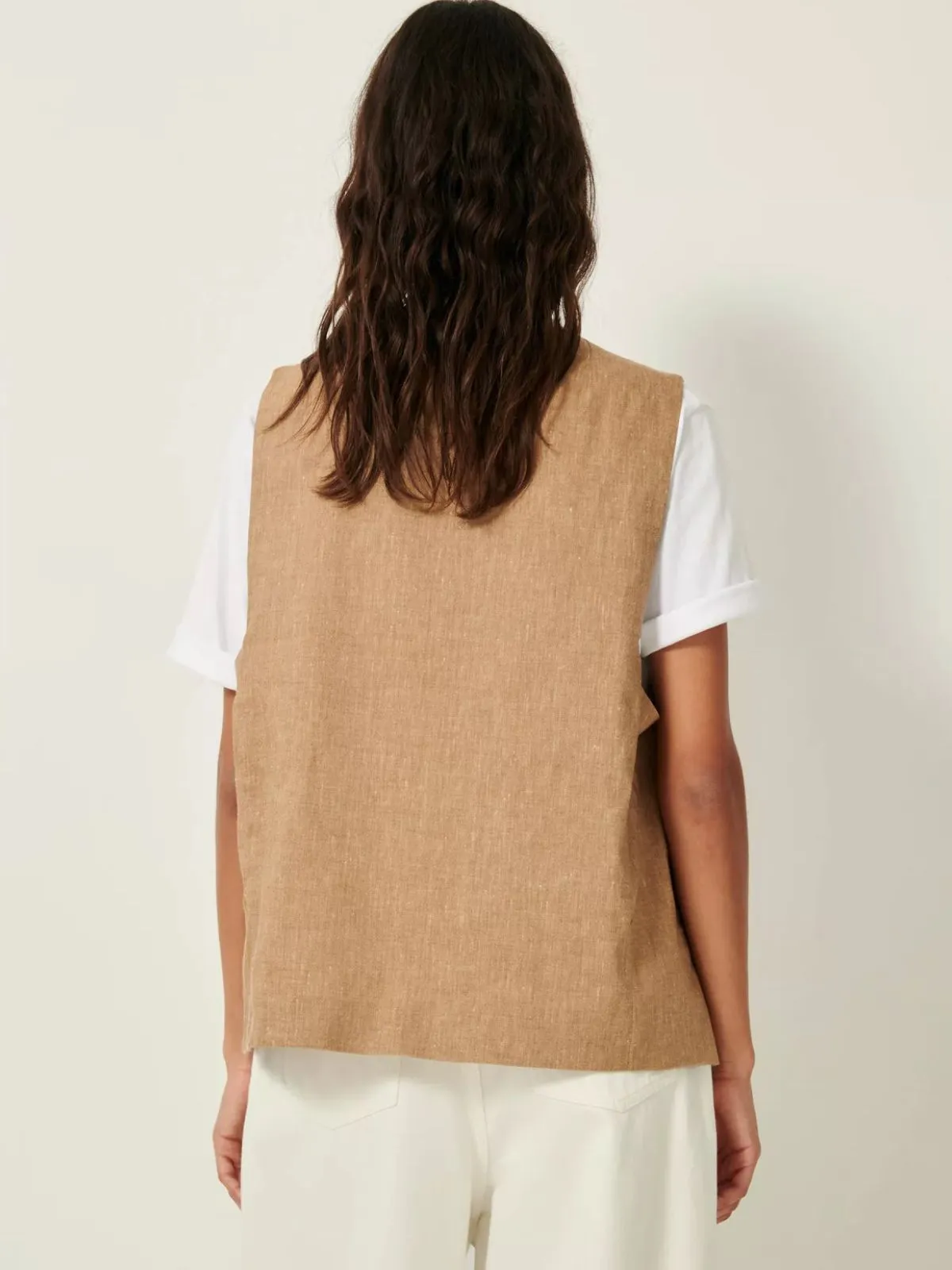 Marcello Waistcoat - Natural sold by iris product image thumbnail 3