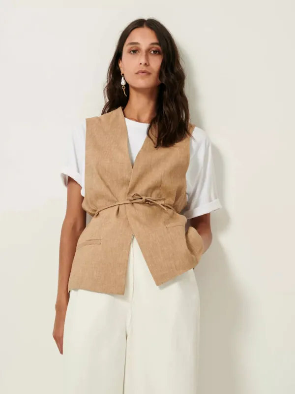 Marcello Waistcoat - Natural made by Sessun