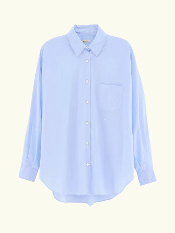 Giorgia Popli Shirt - Blue sold by iris