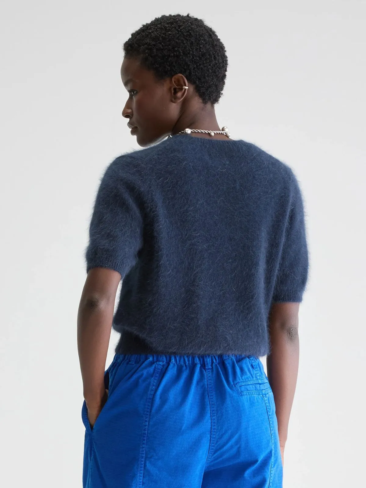 Datad Angora Knit Sweater - Midnight sold by iris product image thumbnail 3