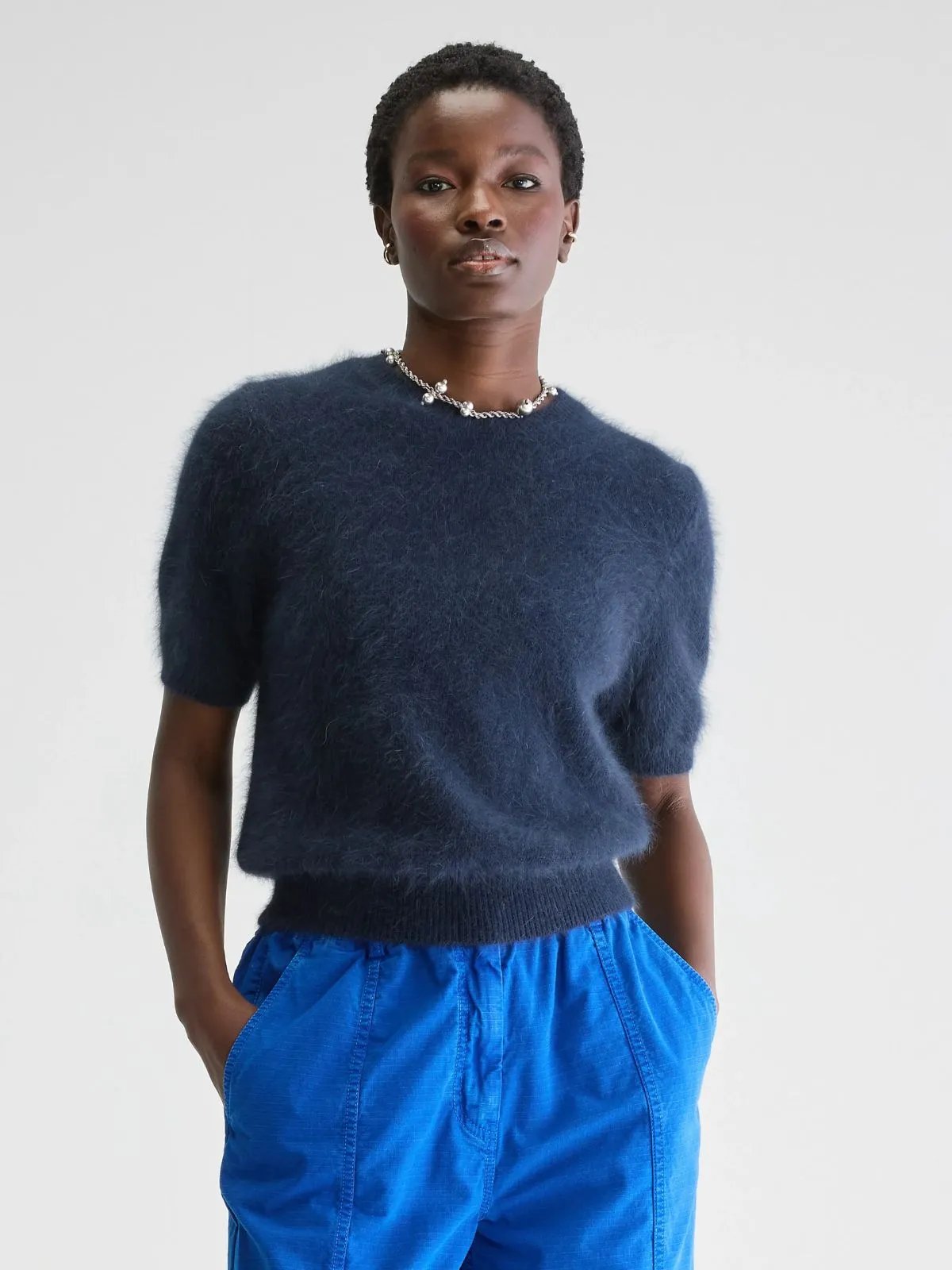 Datad Angora Knit Sweater - Midnight sold by iris product image thumbnail 2