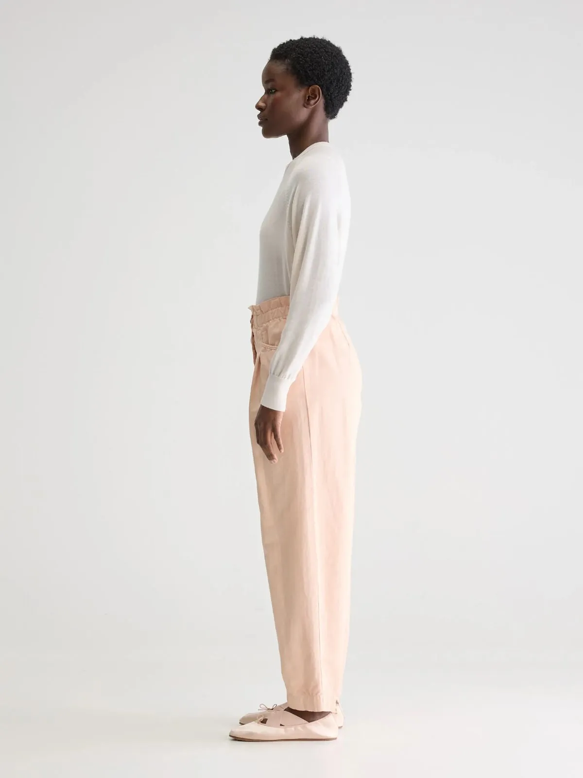 Lilow Paperbag Trousers - Pink sold by iris product image thumbnail 3