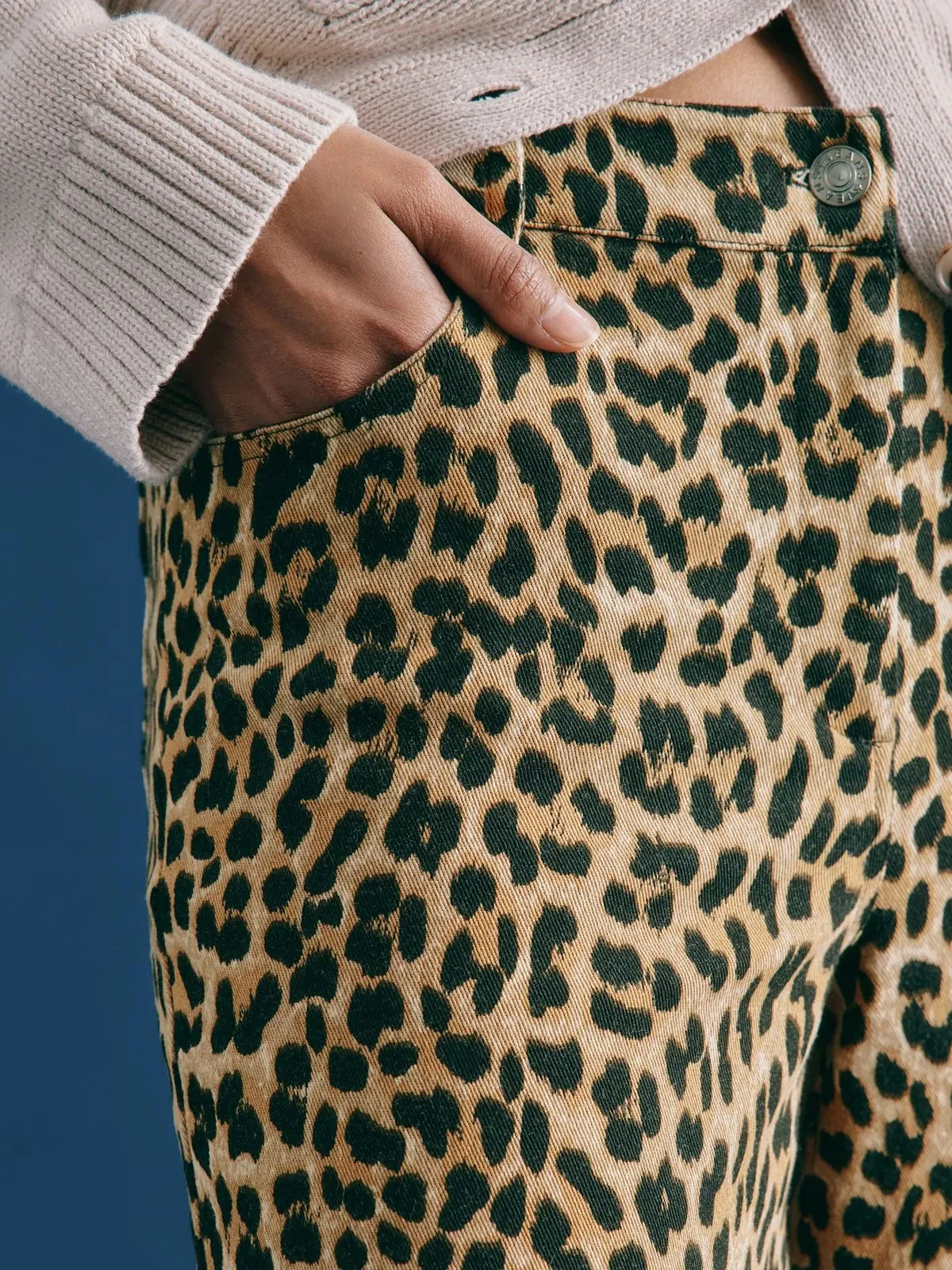 Animal Twill Trouser - Leopard sold by iris product image thumbnail 3