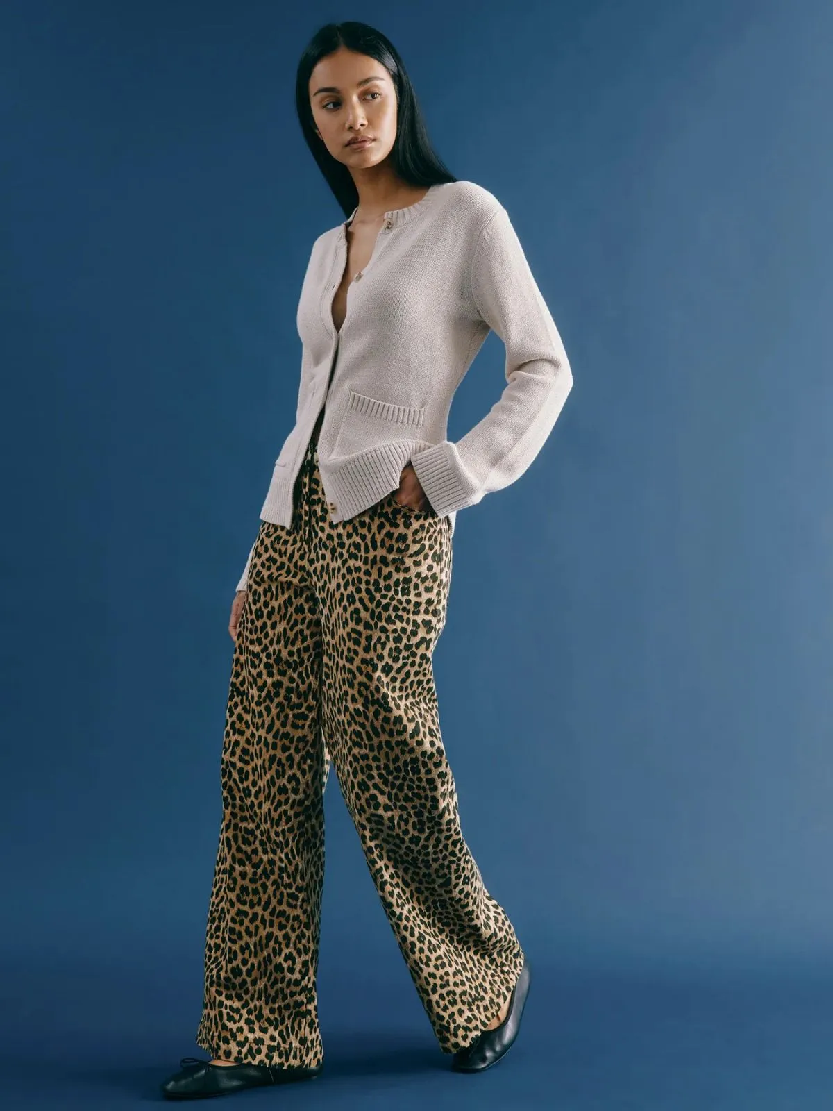 Animal Twill Trouser - Leopard sold by iris product image thumbnail 2
