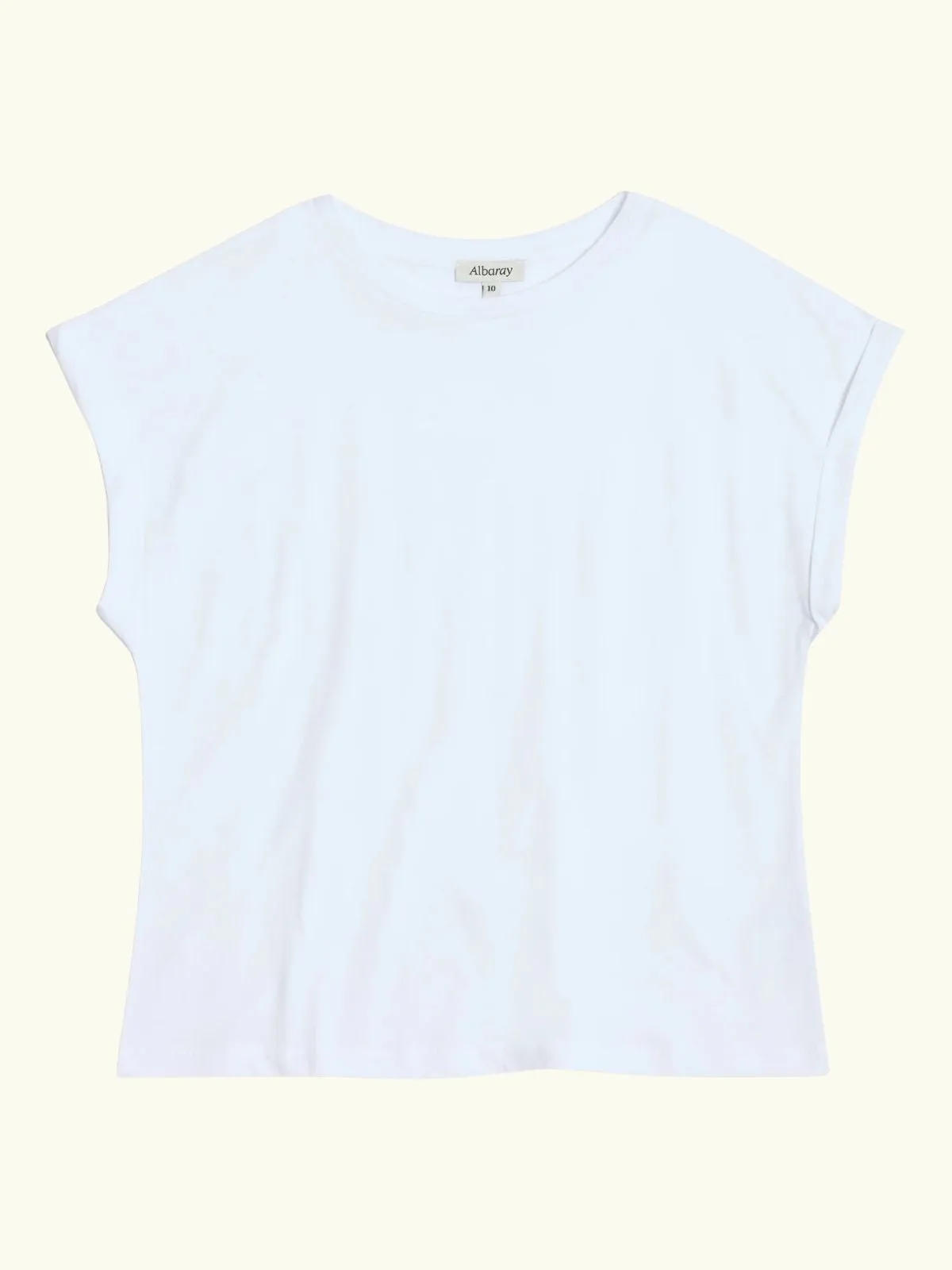 Roll Back T Shirt - White sold by iris product image thumbnail 2