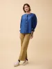 Florence Chambray Blouse - Blue sold by iris
