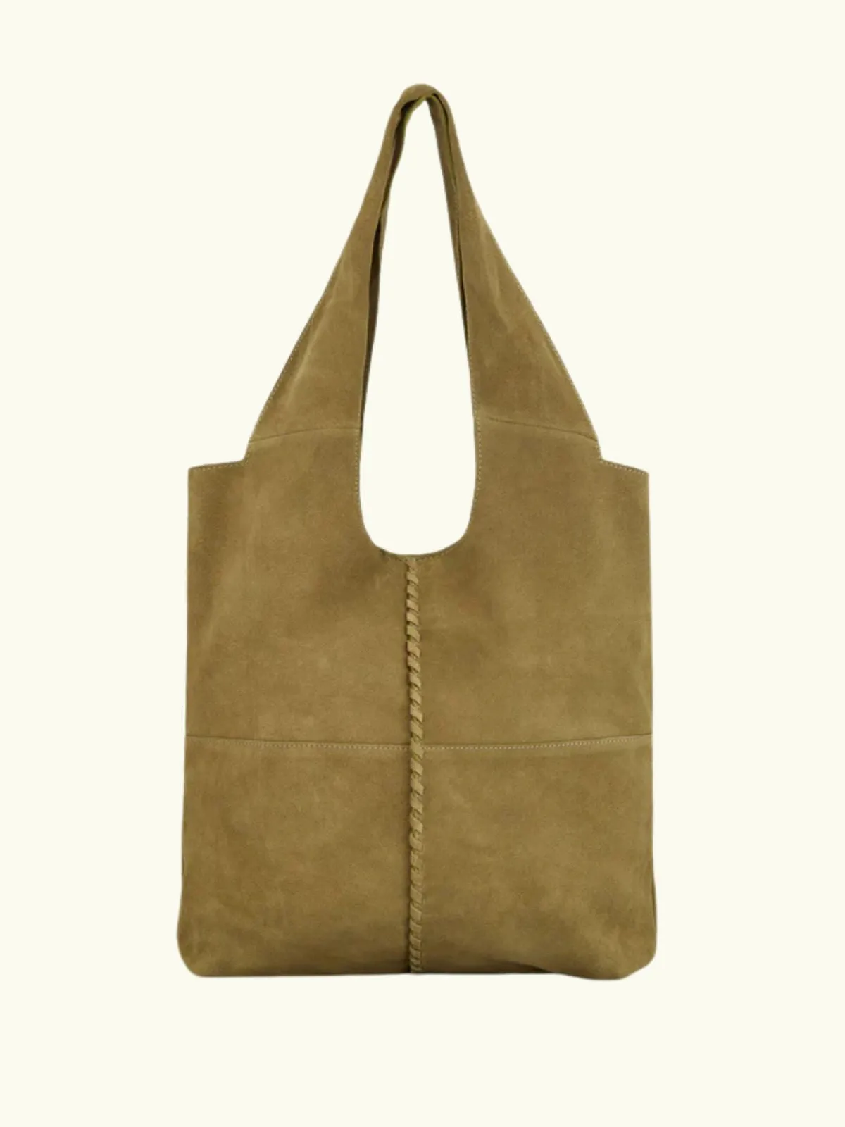 Suede Demi Bag - Green sold by iris