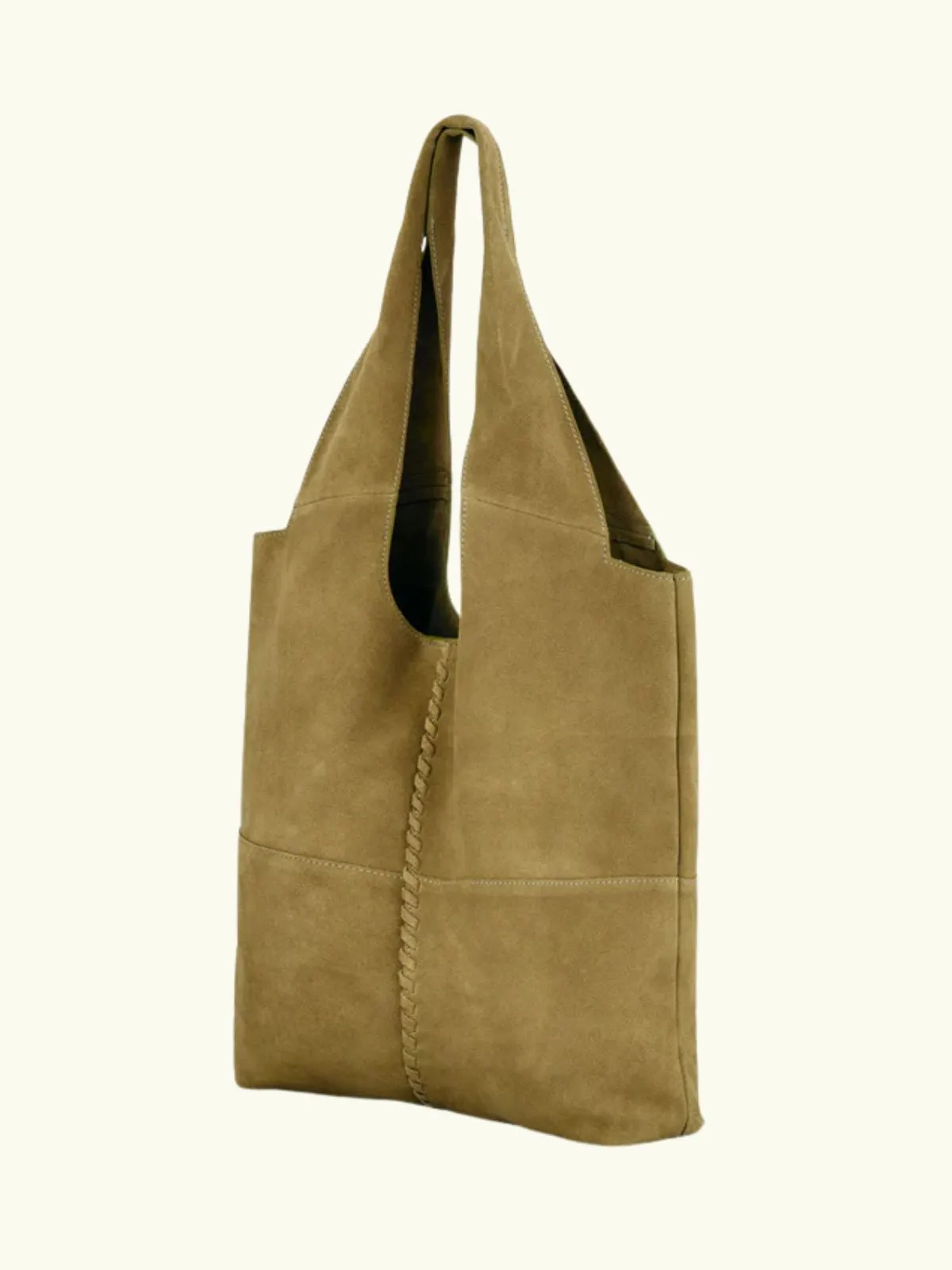 Suede Demi Bag - Green sold by iris product image thumbnail 2