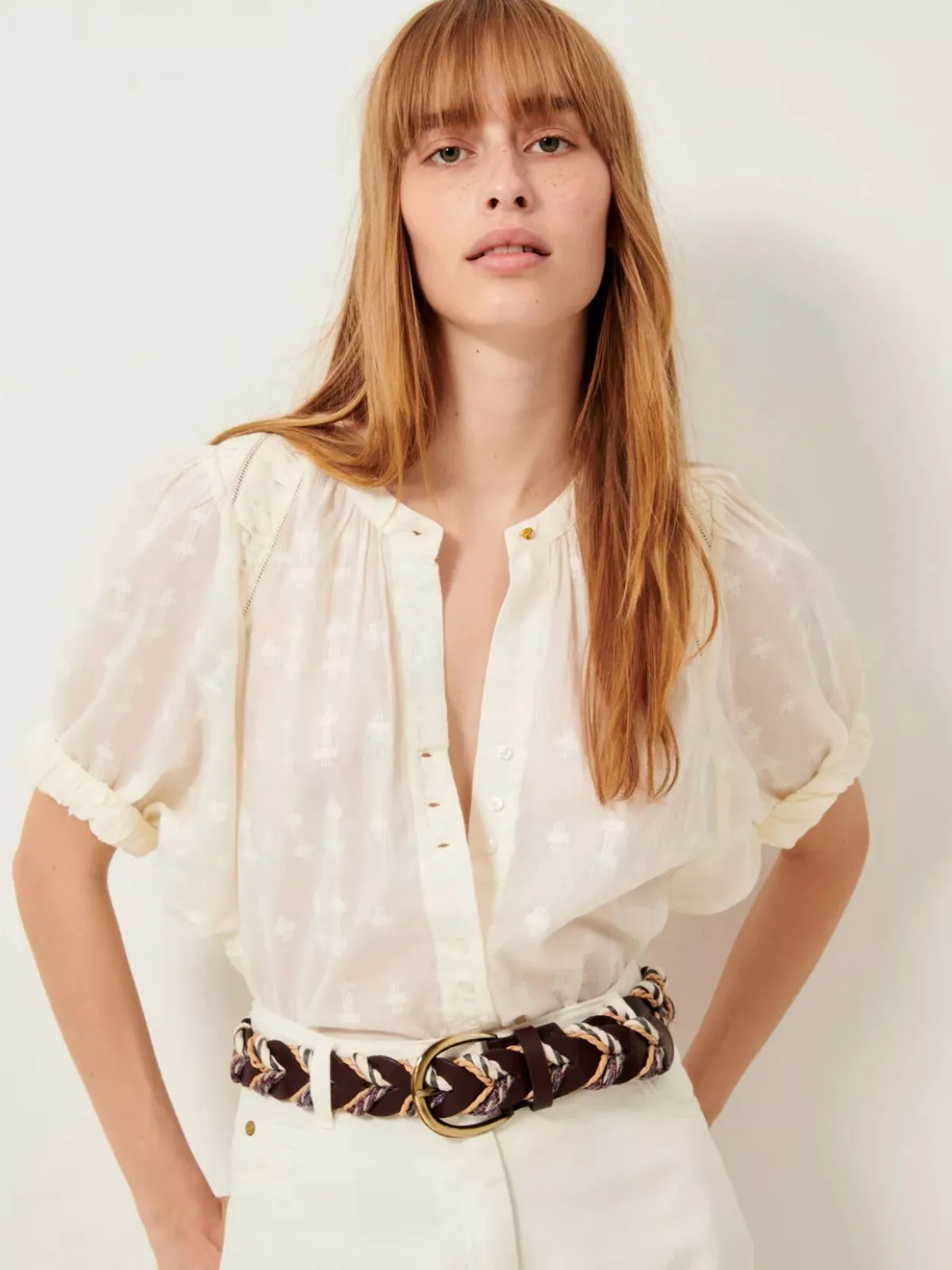 Kimia Blouse - Cream sold by iris