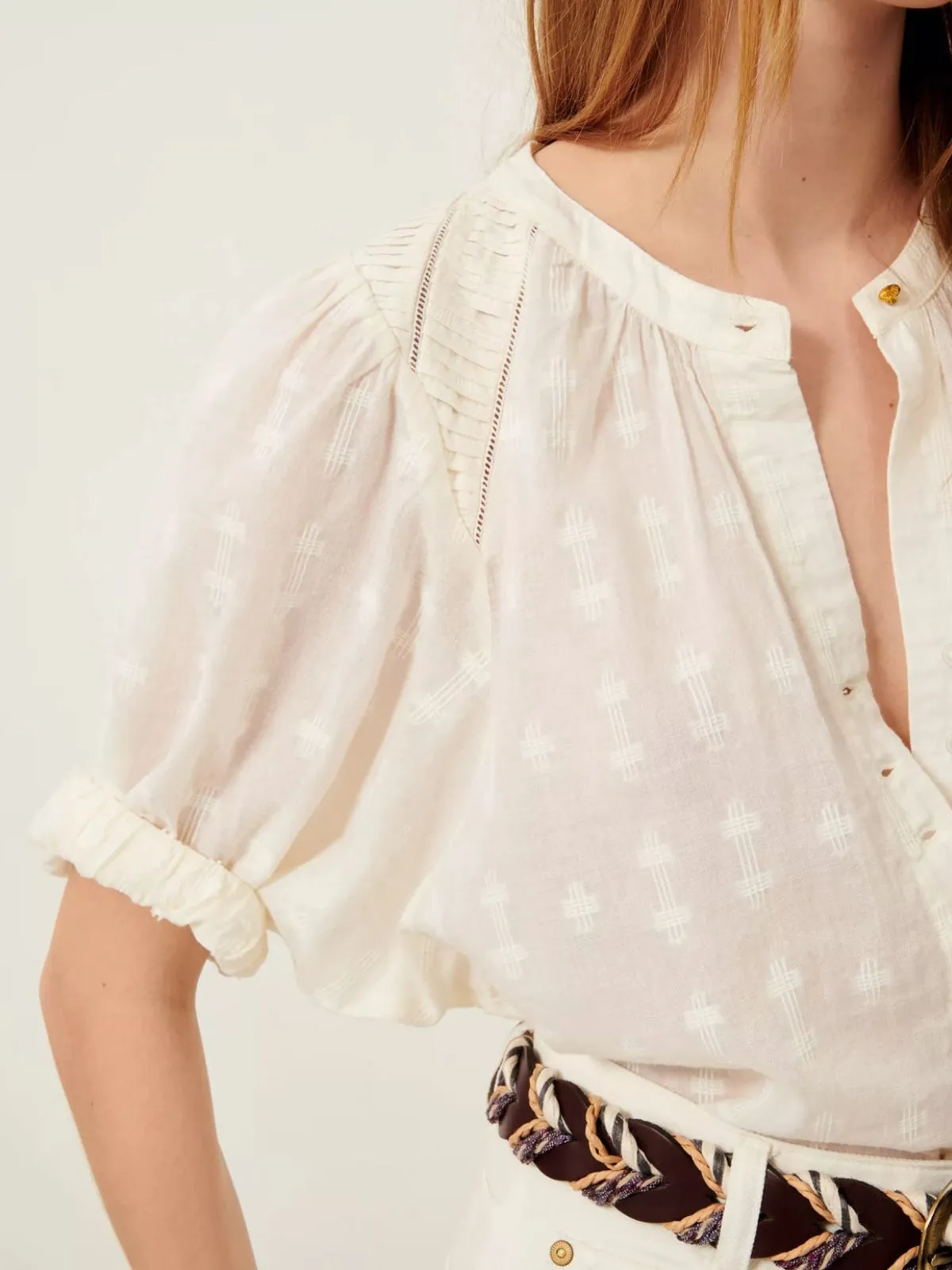 Kimia Blouse - Cream sold by iris product image thumbnail 2