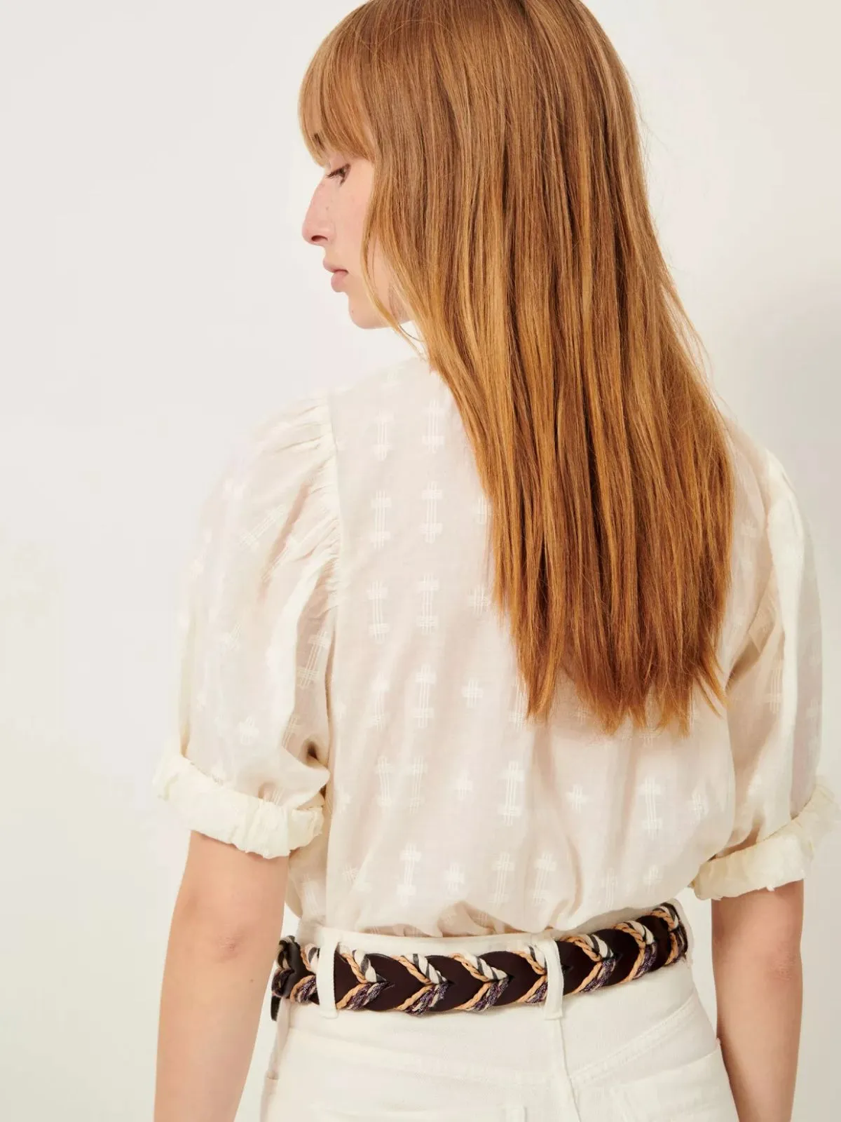 Kimia Blouse - Cream sold by iris product image thumbnail 3