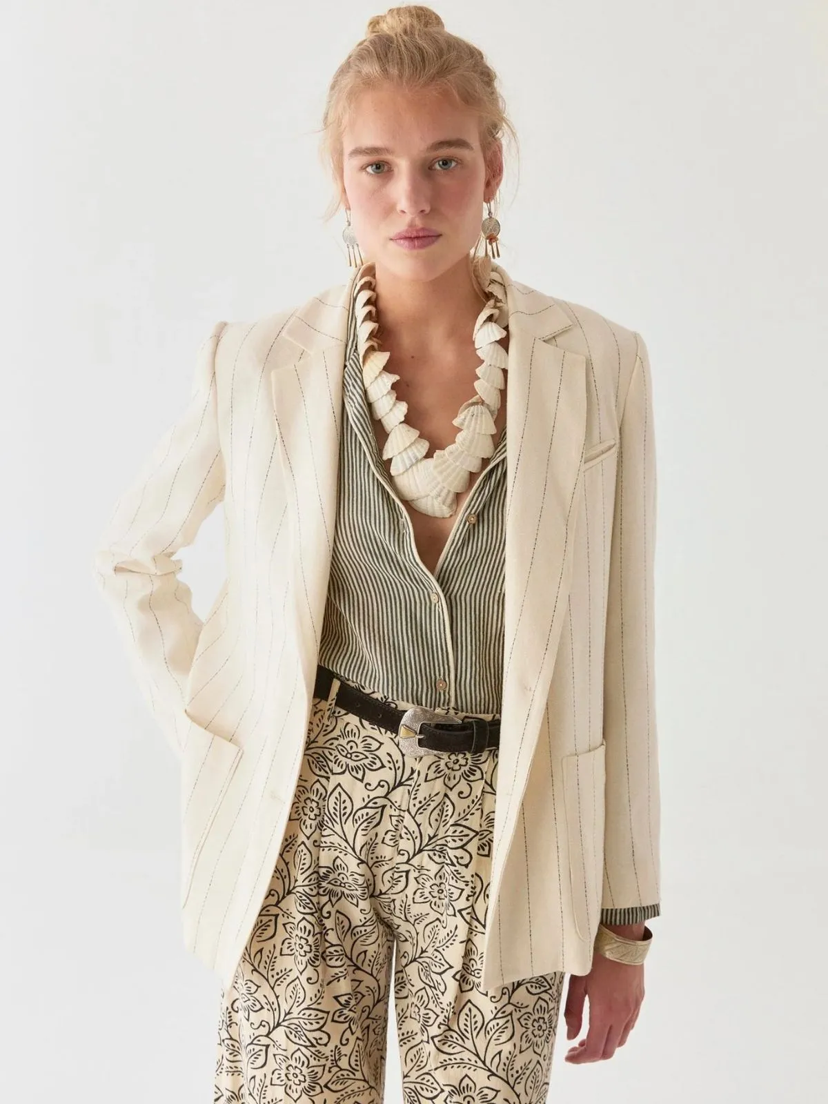 Paddy Striped Blazer sold by iris