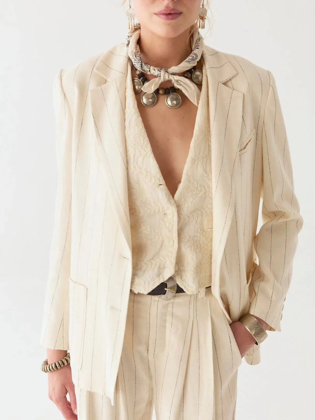 Paddy Striped Blazer sold by iris product image thumbnail 2