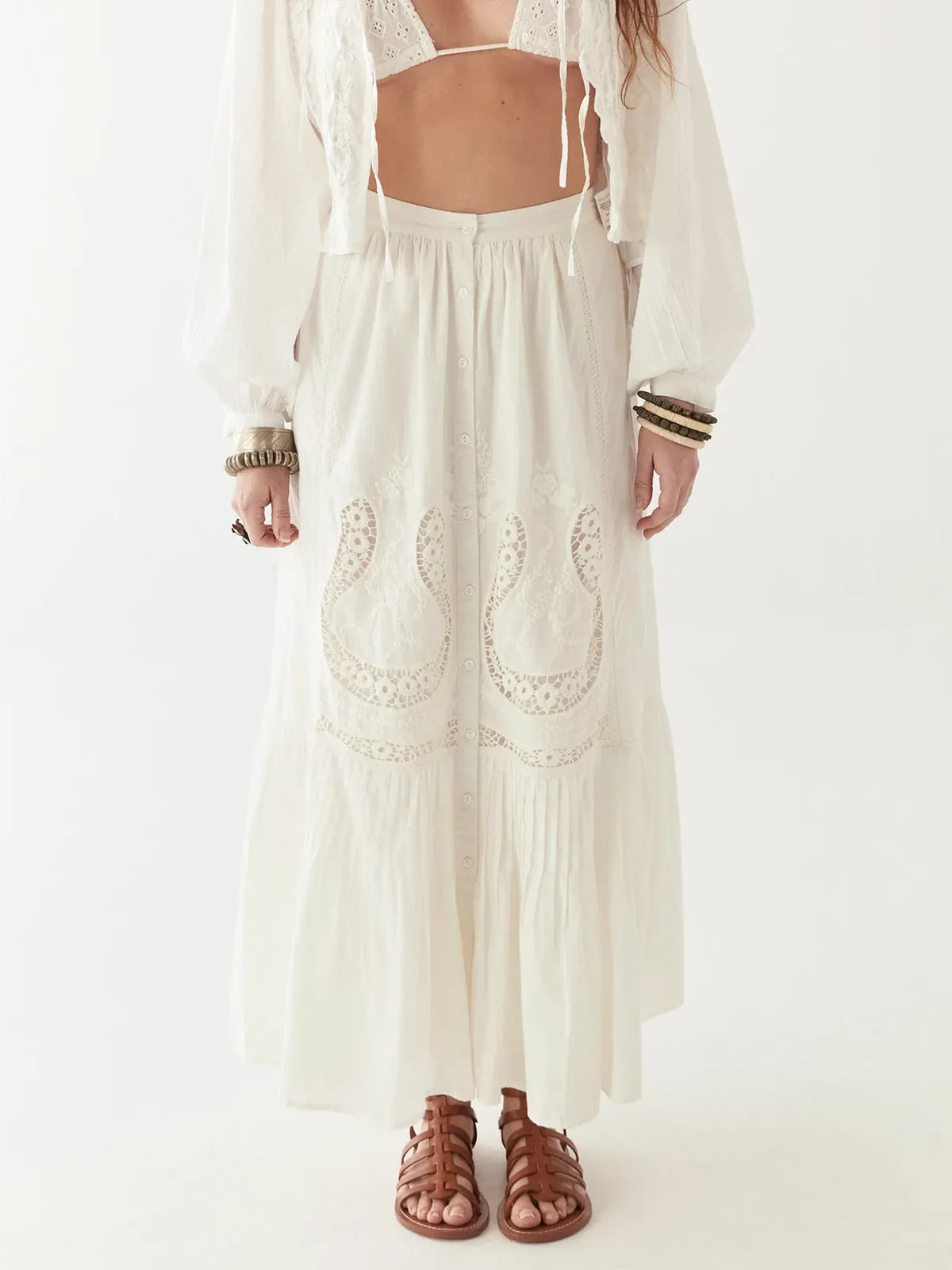 Luisa Embroidered Skirt sold by iris product image thumbnail 2