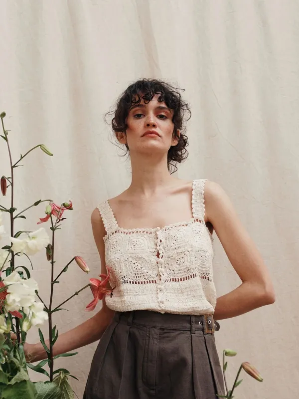 Belicia Crochet Top sold by iris