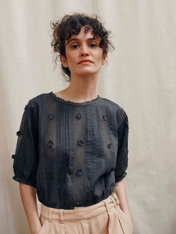 Beverly Embroidered Blouse sold by iris