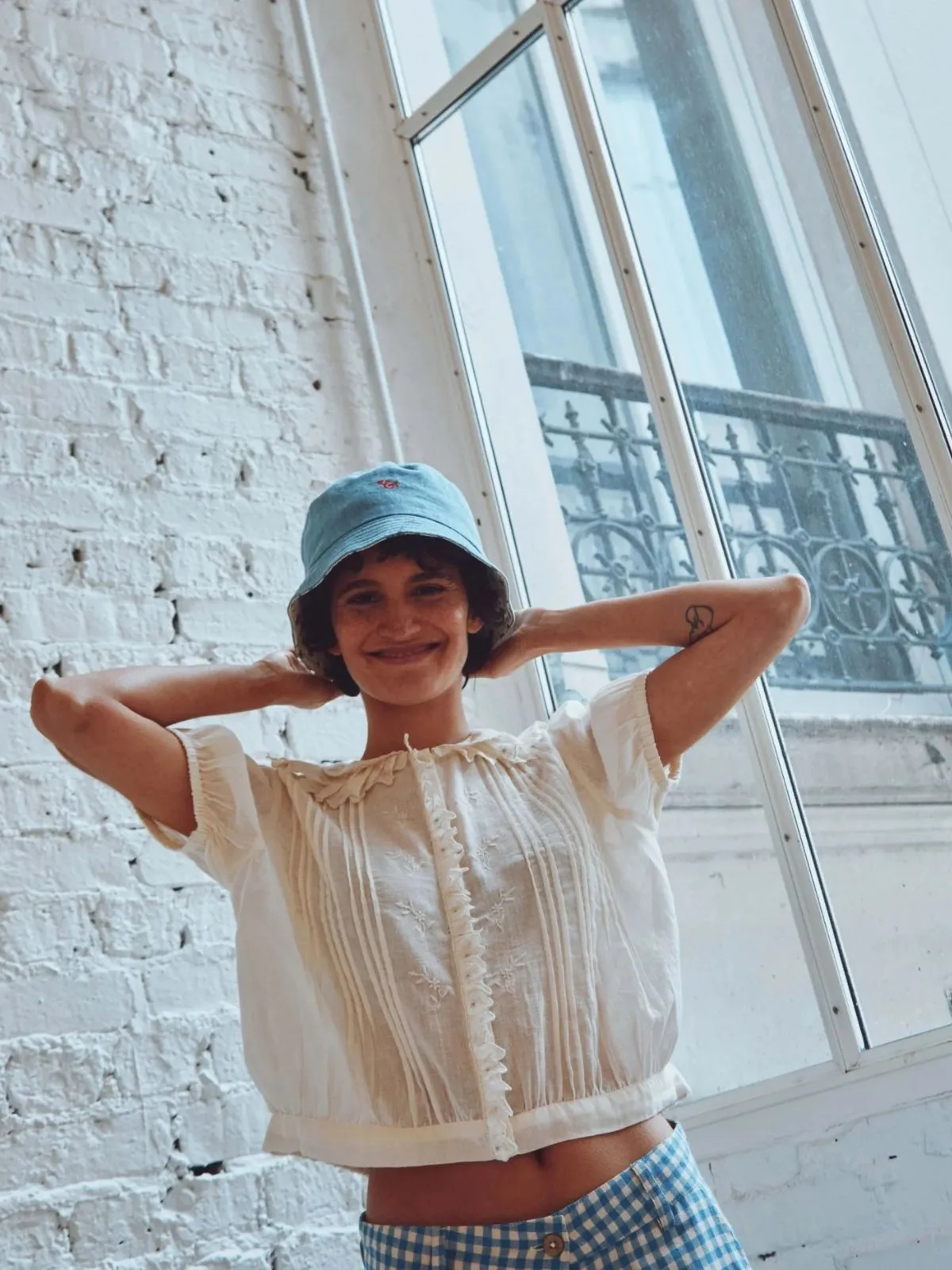 Bailey Embroidered Blouse sold by iris