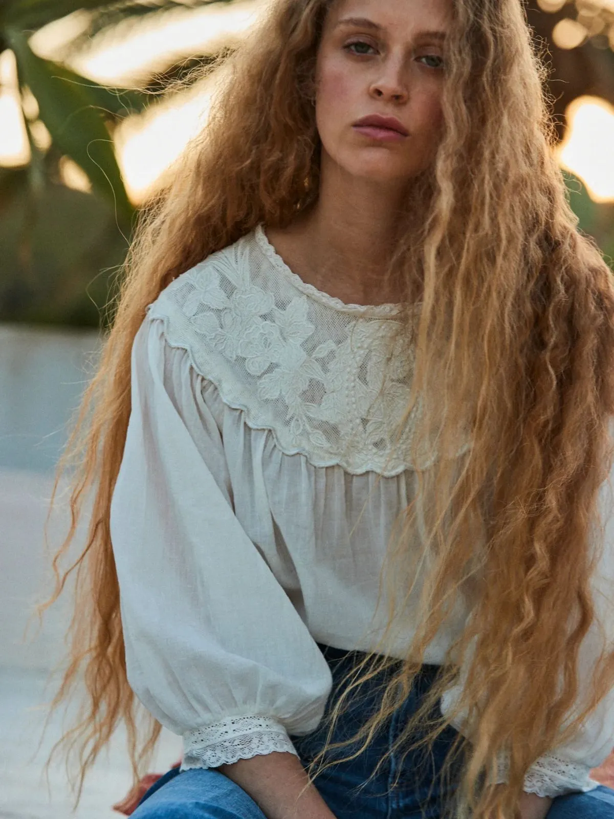 Pearl Mesh Bib Top sold by iris product image thumbnail 3