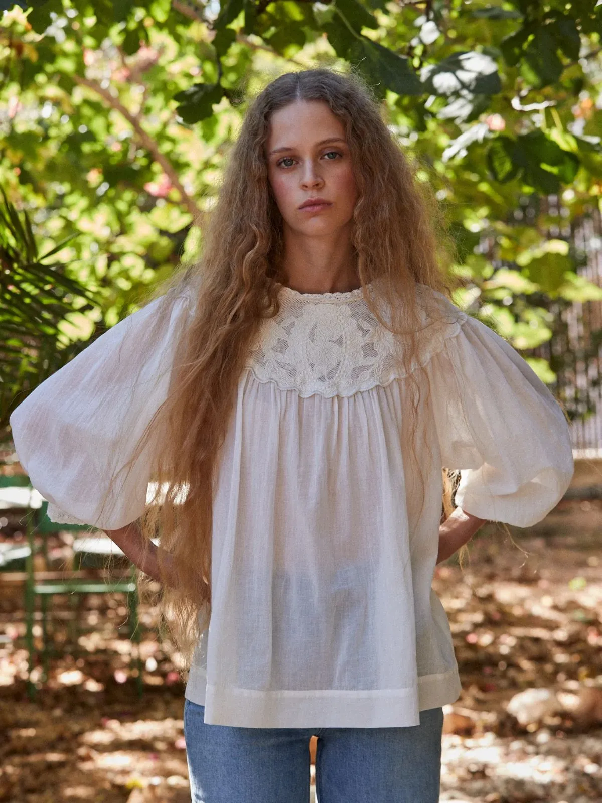 Pearl Mesh Bib Top sold by iris product image thumbnail 2