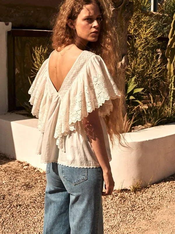 Camelia Frill Top made by iris