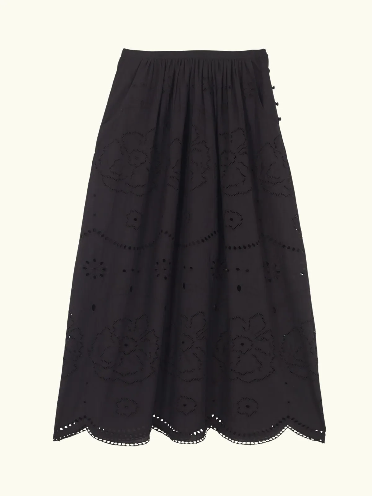 Mabel Cutwork Embroidered Skirt sold by iris product image thumbnail 3