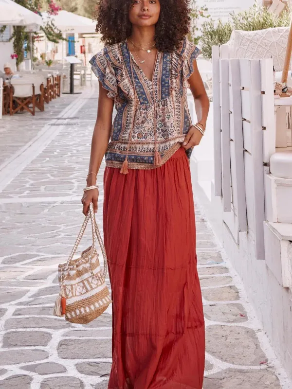 Kora Maxi Skirt sold by iris