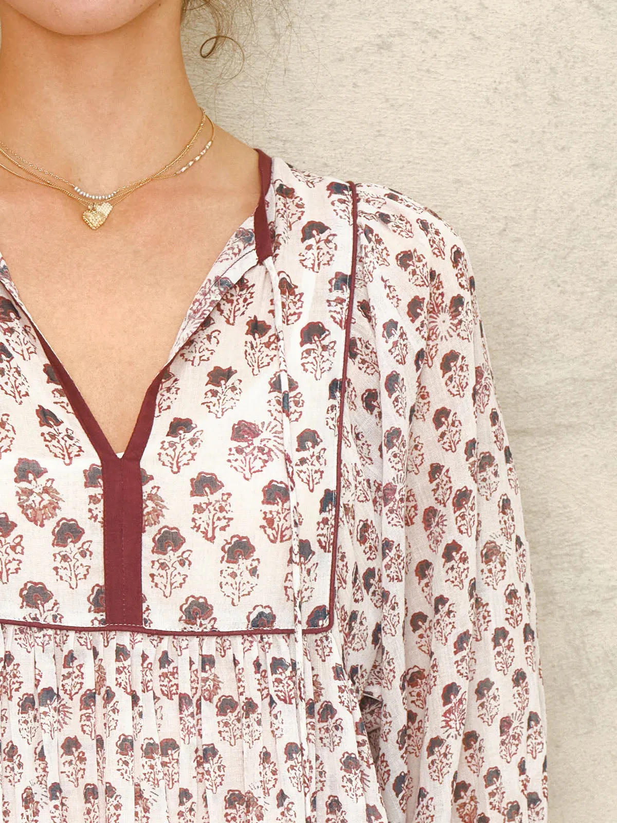 Kiki Print Gathered Dress sold by iris product image thumbnail 4