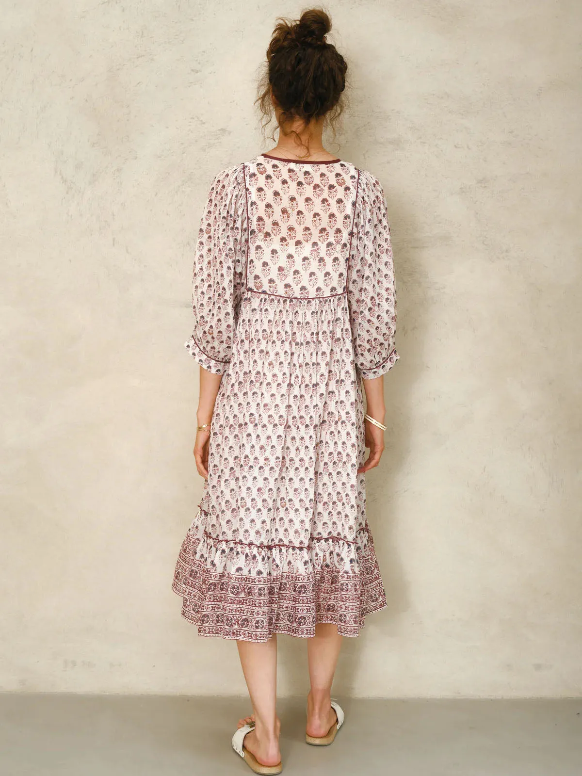 Kiki Print Gathered Dress sold by iris product image thumbnail 3