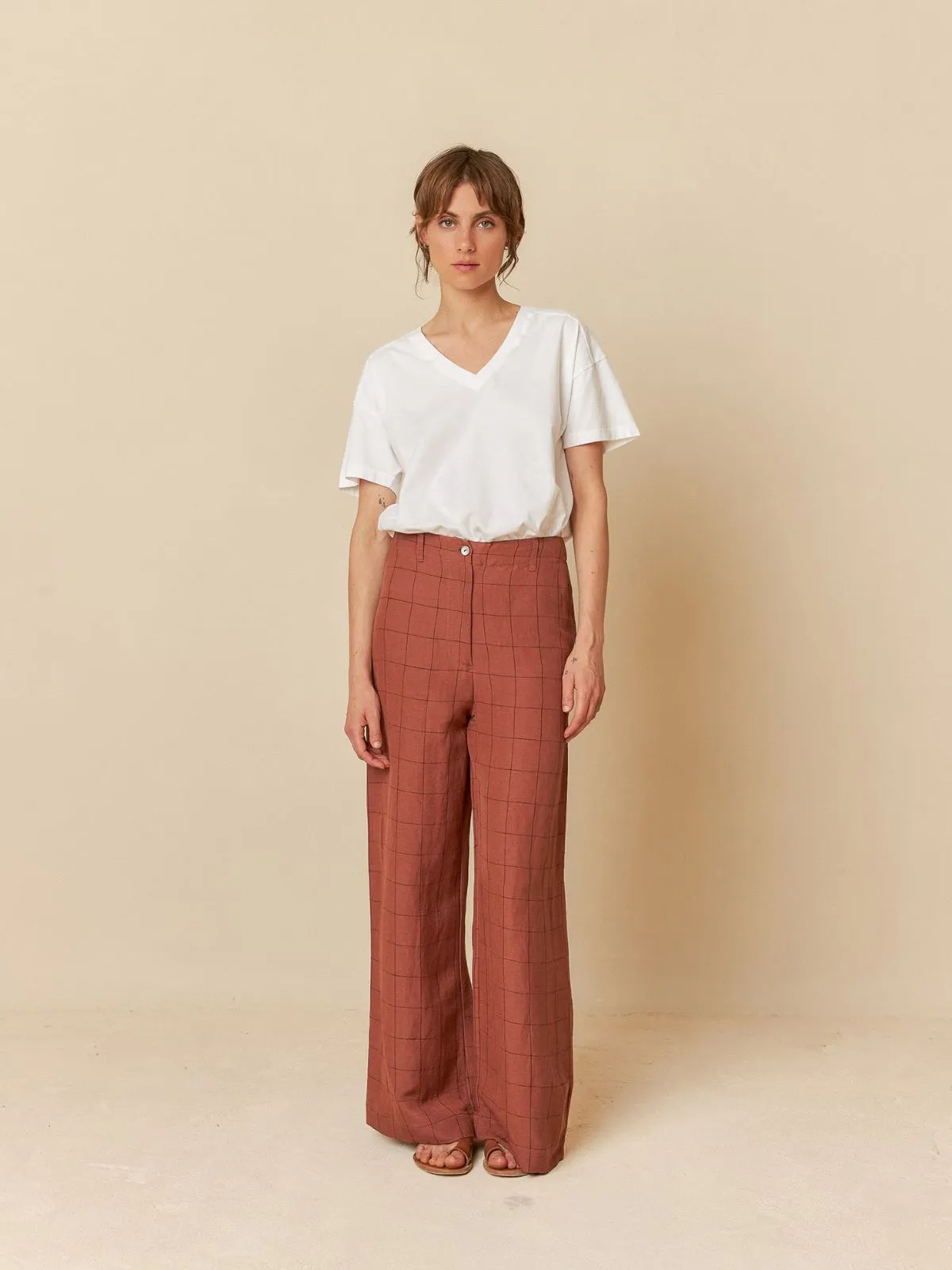 Checked Trousers sold by iris