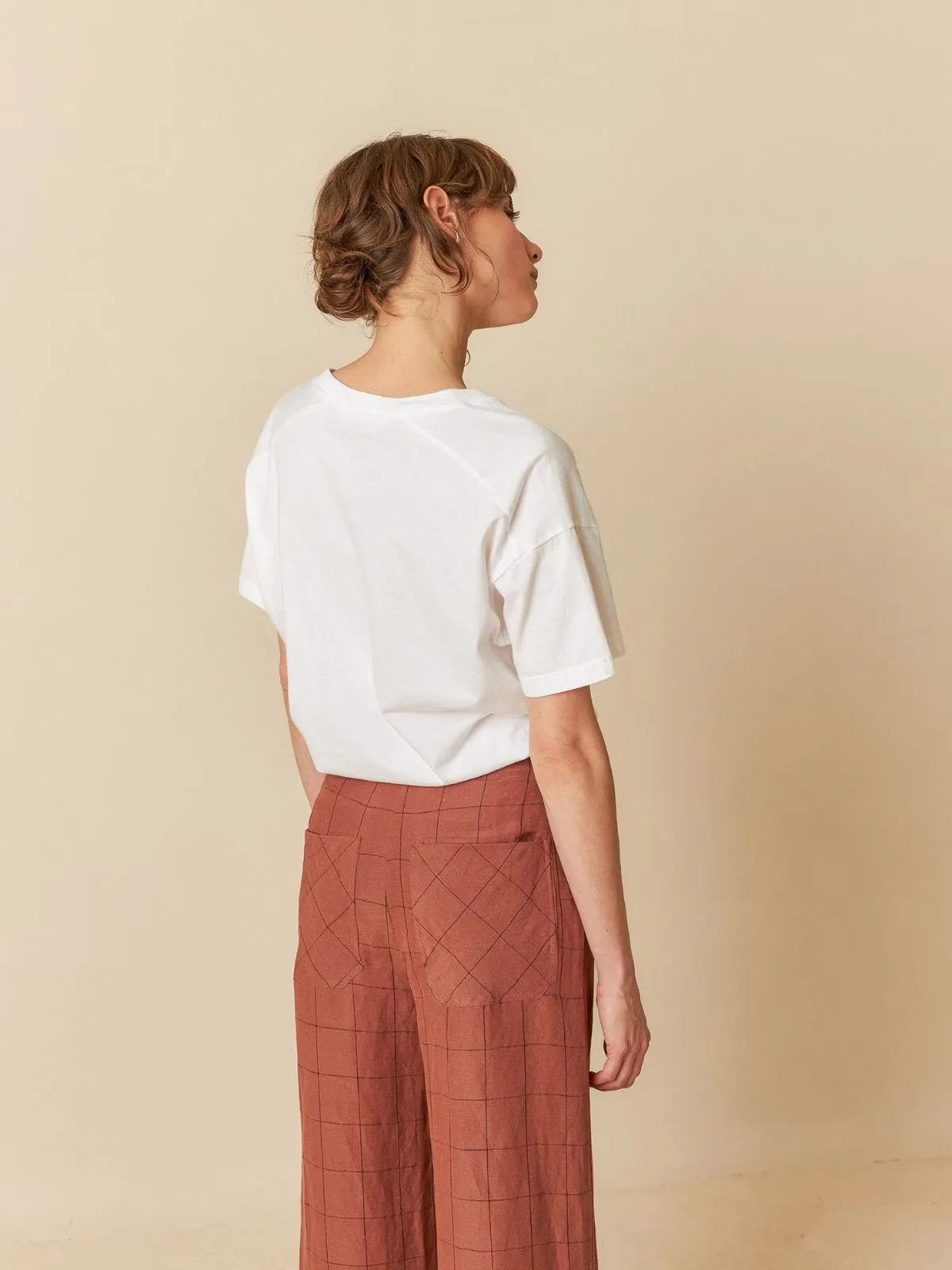 Checked Trousers sold by iris product image thumbnail 3