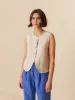 Linen Waistcoat sold by iris