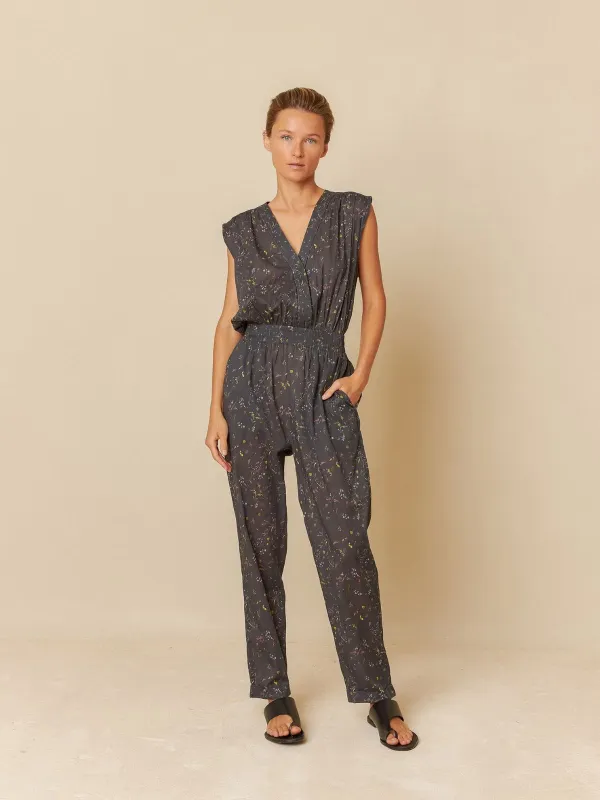 V/Neck Print Jumpsuit sold by iris