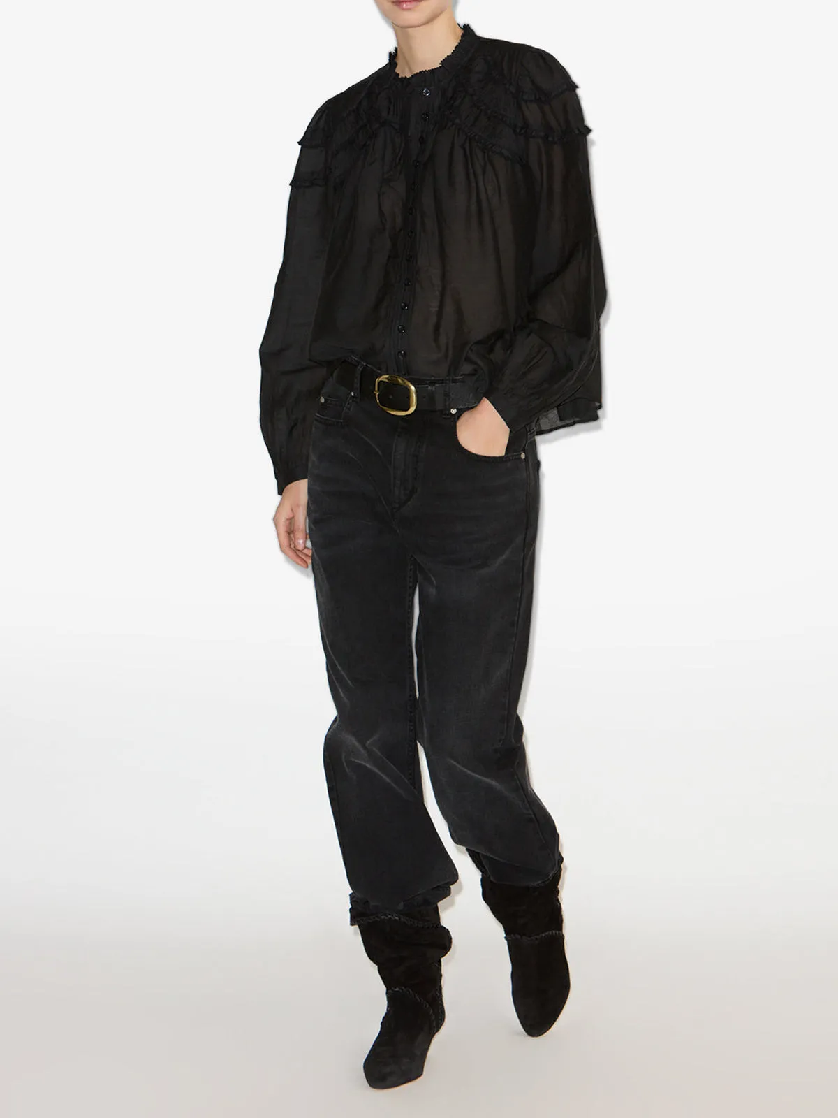 Christa Blouse - Black sold by iris product image thumbnail 2