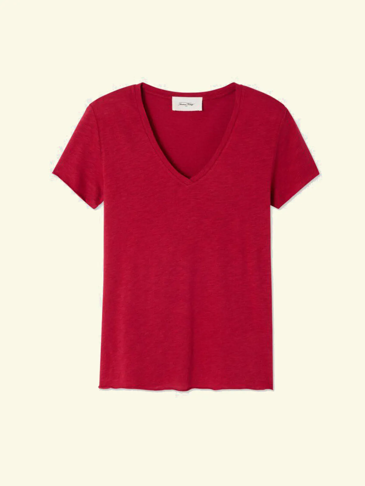 Jacksonville V/Neck T-Shirt - Red sold by iris