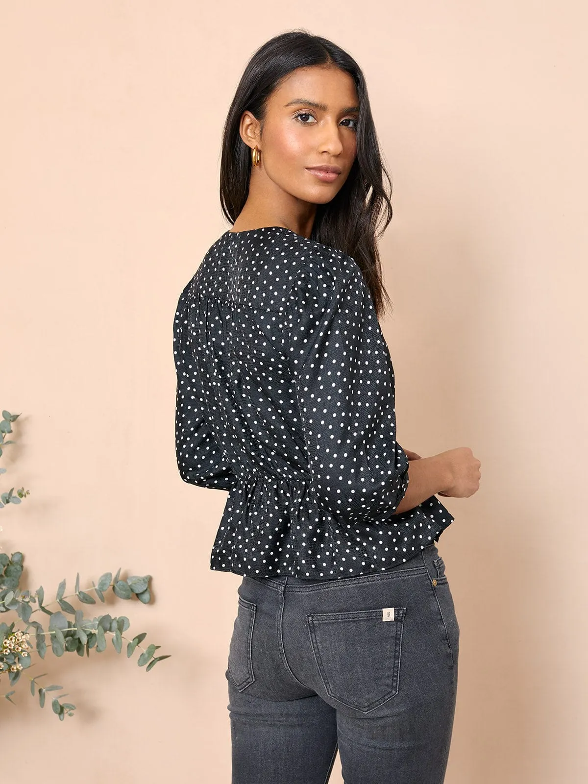 Wren Silk Blend Buttoned Top sold by iris product image thumbnail 3