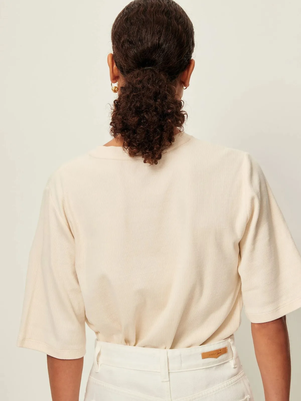 Serge Ribbed T-Shirt sold by iris product image thumbnail 3