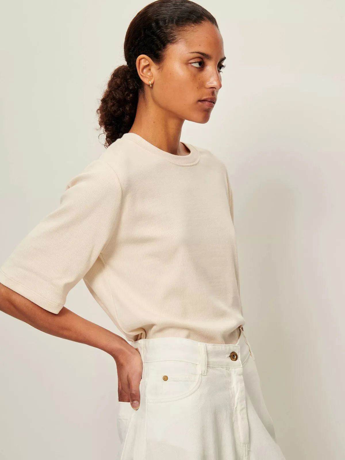 Serge Ribbed T-Shirt sold by iris product image thumbnail 2