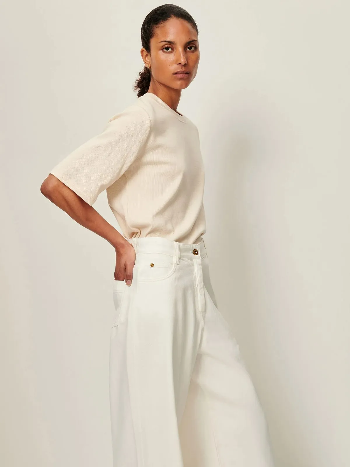 Serge Ribbed T-Shirt sold by iris product image thumbnail 4