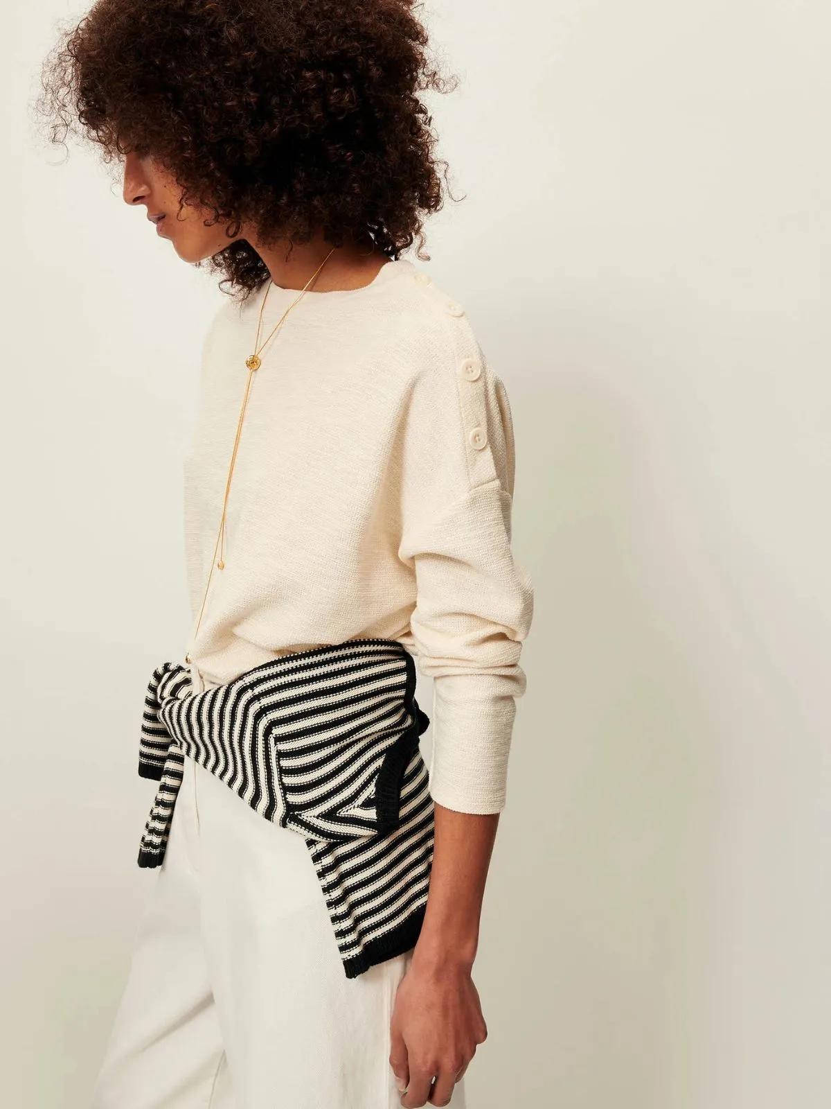 Austin Shoulder Tab T-Shirt sold by iris product image thumbnail 4