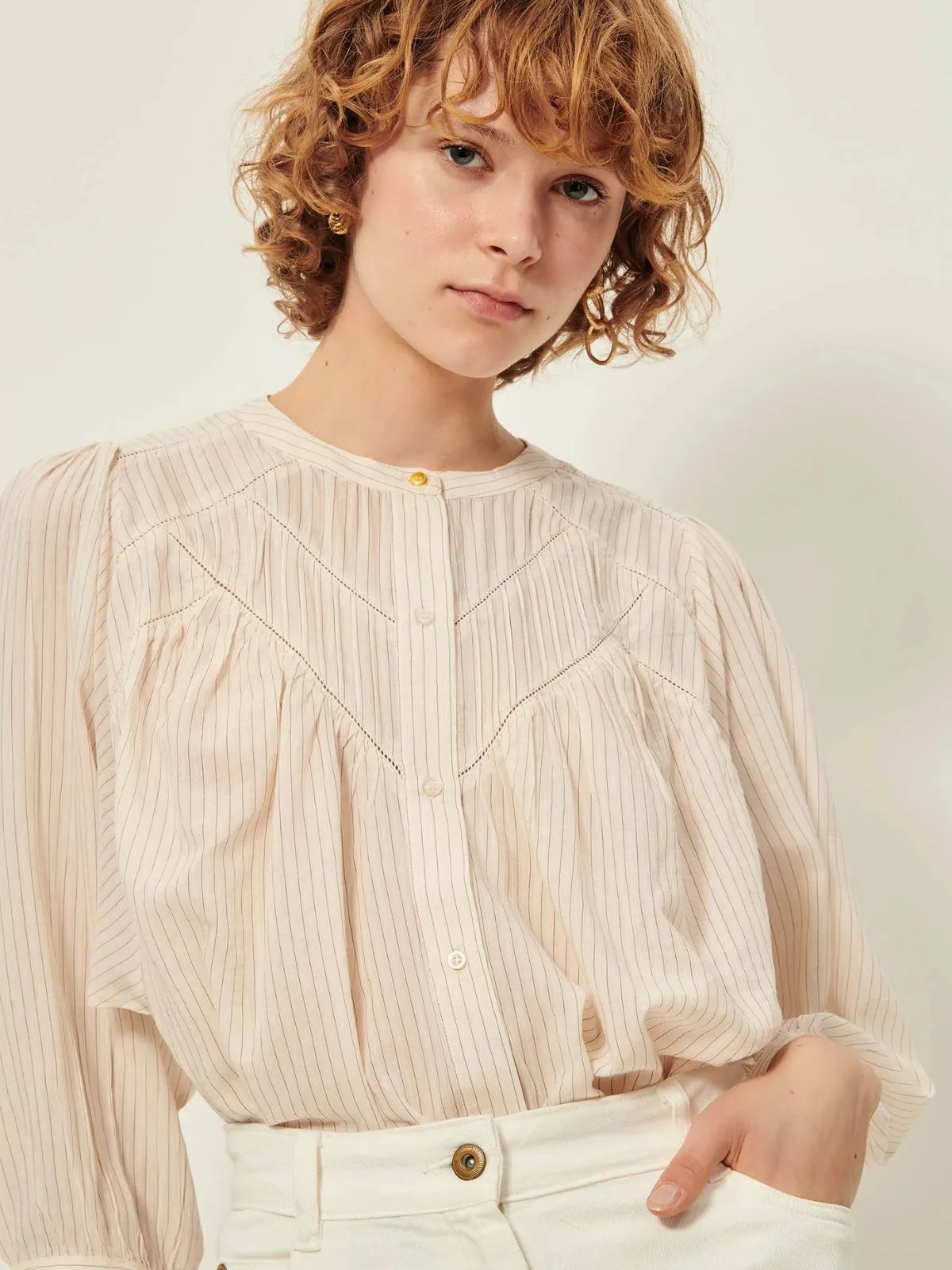 Savi Puff Sleeve Blouse sold by iris product image thumbnail 2