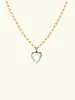 Glass Heart Belcher Necklace sold by iris